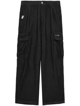 CHOCOOLATE брюки широкого кроя, черный