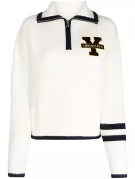 Chocoolate джемпер в рубчик с нашивкой-логотипом, нейтральный цвет