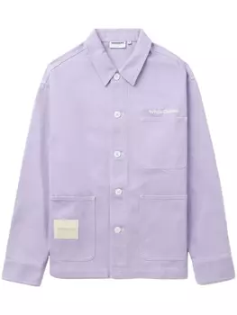 Chocoolate джинсовая куртка с логотипом, фиолетовый