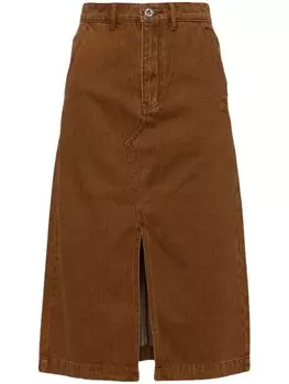 CHOCOOLATE джинсовая юбка, коричневый