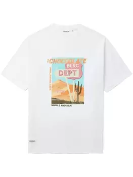Chocoolate футболка с графичным принтом, белый
