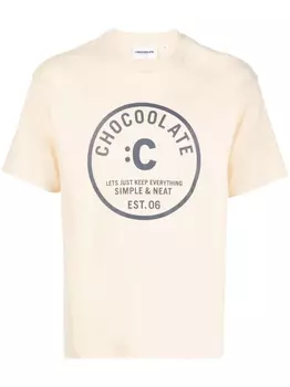 Chocoolate футболка с логотипом, желтый