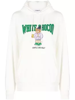 Chocoolate худи с принтом, белый