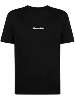 Chocoolate logo-print T-shirt, черный