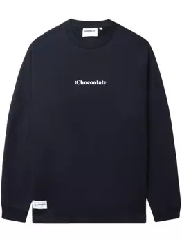 Chocoolate лонгслив с логотипом, черный
