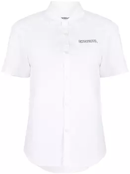 Chocoolate рубашка с короткими рукавами и логотипом, белый