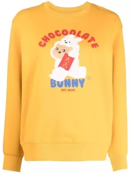 Chocoolate толстовка с принтом Chocolate Bunny, желтый