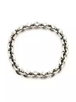 Чокер Eyelet Alexander McQueen, серебяный