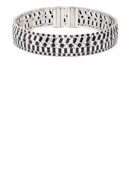 Чокер Hyperbola Swarovski, серебряный