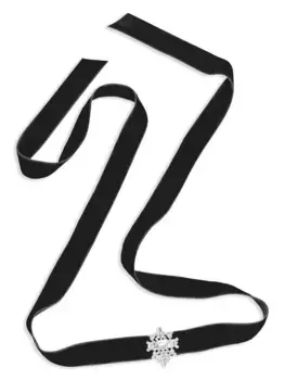 Чокер Milania Ribbon Tie Jennifer Behr, черный