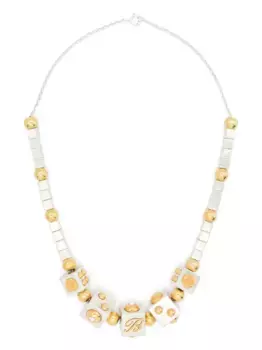 Чокер с бусинами BLUMARINE, серебяный