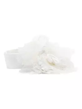 Чокер с цветочной аппликацией Dolce & Gabbana, белый