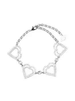 Чокер со стразами BLUMARINE, серебяный