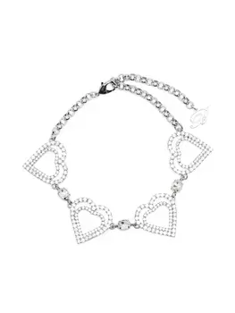 Чокер со стразами Blumarine, серебряный