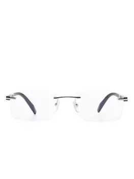 Chopard очки с логотипом, серый