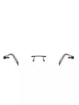 Chopard очки в безободковой оправе, черный