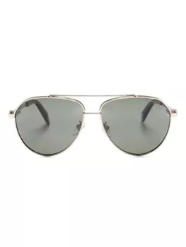 Chopard солнцезащитные очки-пилоты с логотипом, золотистый