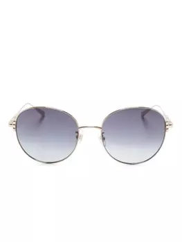 Chopard солнцезащитные очки SCHL03M в круглой оправе, золотистый