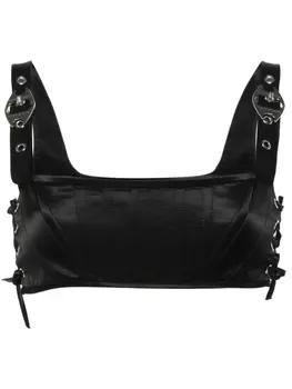 Chopova Lowena атласный топ Shuvit, черный