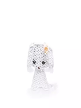 Chopova Lowena сумка через плечо в технике кроше, белый