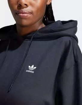 Чёрная толстовка adidas Trefoil Oversized adidas Originals