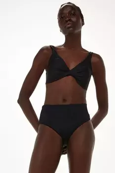 Чёрные плавки бикини с завышенной талией Whistles, черный