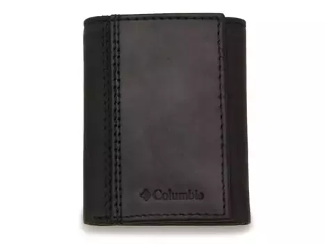 Чёрный трёхстворчатый кошелёк Columbia, Black