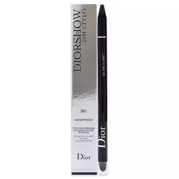Christian Dior Diorshow 24H Stylo Водостойкая подводка для глаз 061 Матовый серый женский 0,2 г