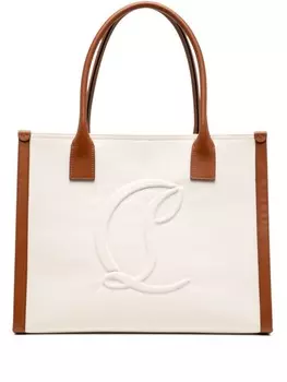 Christian Louboutin большая сумка-тоут By My Side, нейтральный цвет