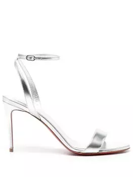 Christian Louboutin босоножки Loubigirl 85, серебристый