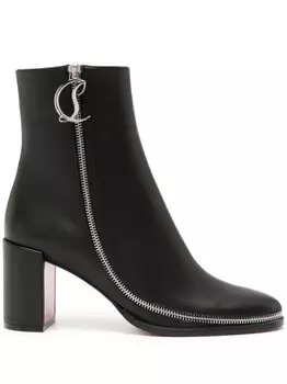 Christian Louboutin ботильоны CL 70 с круговой молнией, черный