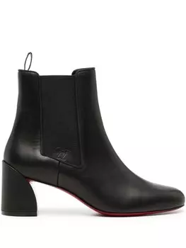 Christian Louboutin ботильоны на блочном каблуке, черный