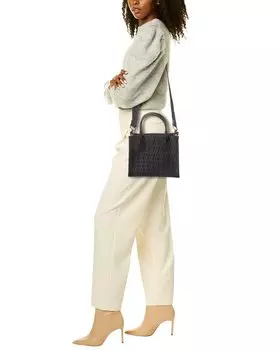 Christian Louboutin By My Side Сумка-тоут из ткани и кожи, черный