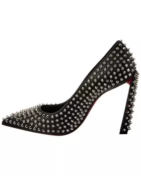 Christian Louboutin Condora Spikes 100 Кожаные туфли, черный