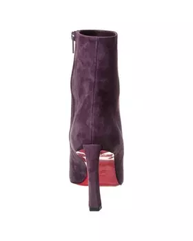 Christian Louboutin Condorax 85 Замшевые ботильоны, фиолетовый