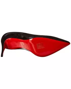 Christian Louboutin Kate 85 Замшевые туфли, черный
