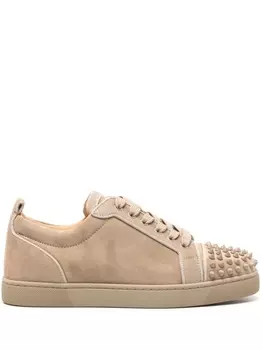 Christian Louboutin кеды Louis Junior Spikes, нейтральный цвет
