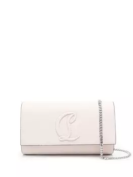 Christian Louboutin кошелек на цепочке By My Side, серый