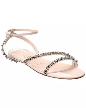 Christian Louboutin Mafaldina Лакированные сандалии с шипами, белый