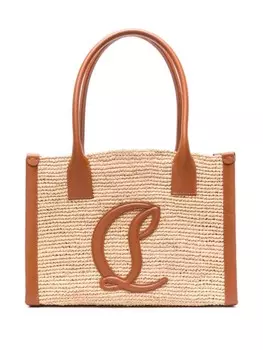 Christian Louboutin маленькая сумка-тоут By My Side, нейтральный цвет