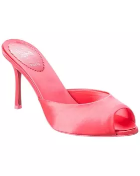 Christian Louboutin Me Dolly 85 Атласные сандалии, розовый