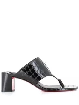 Christian Louboutin мюли CL Tongamule 55, черный
