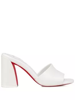 Christian Louboutin мюли Jane 85, белый