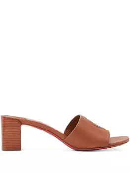 Christian Louboutin мюли So CL 55, коричневый