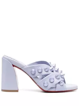 Christian Louboutin мюли Spika Club 85, фиолетовый