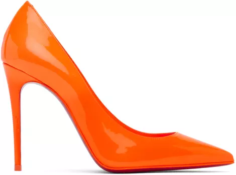 Christian Louboutin Оранжевые туфли Кейт на 100 каблуках