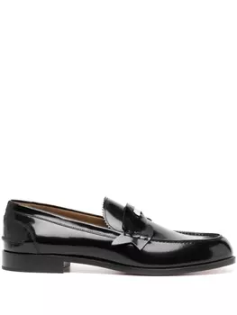Christian Louboutin пенни-лоферы с логотипом, черный