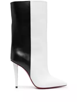 Christian Louboutin сапоги в двух тонах, черный