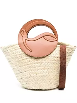 Christian Louboutin сумка-тоут Biloumoon среднего размера, нейтральный цвет