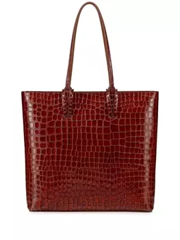 Christian Louboutin сумка-тоут Кабата, коричневый